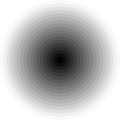 Black circle gradient background