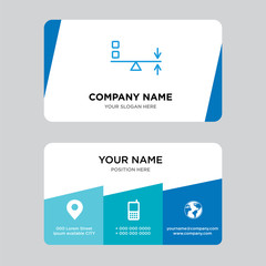 Sun Flare business card design template