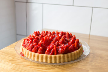 Erdbeerboden Kuchen 