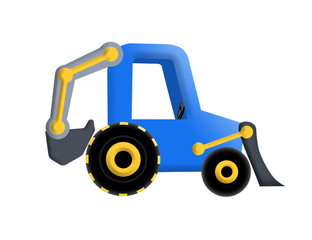 Naklejka premium Illustration of tractor