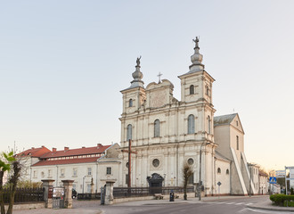Fototapeta na wymiar Kościół św. Franciszka Ksawerego w Krasnymstawie
