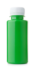 Green pigment color paste bottle