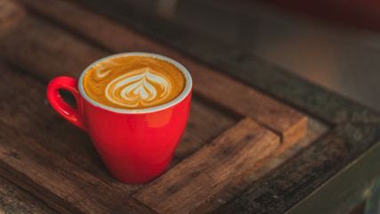 Tasty Hot Latte Coffee