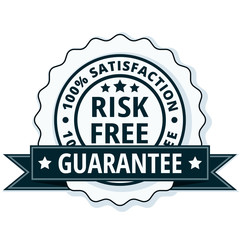 Risk Free 100% Satisfaction Guarantee illustration