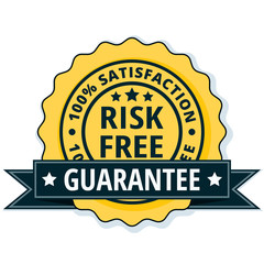 Risk Free 100% Satisfaction Guarantee illustration