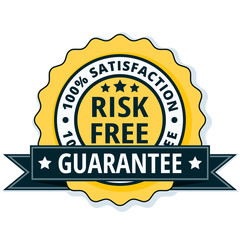 Risk Free 100% Satisfaction Guarantee illustration