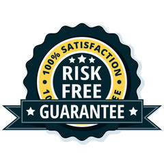 Risk Free 100% Satisfaction Guarantee illustration