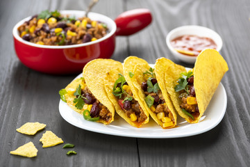 Mexican food - delicious tacos