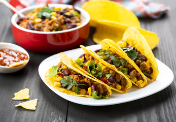 Mexican food - delicious tacos