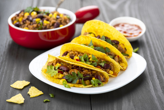 Mexican food - delicious tacos