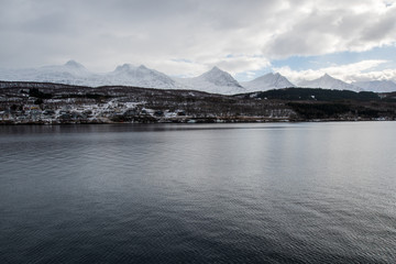 Northern Europe Norway Hurtigruten Ms Nordkapp landscape 北欧 ノルウェー フッティルーテン 沿岸急行船 風景