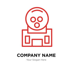 Gum company logo design template