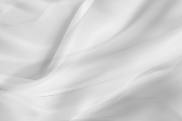 White silk fabric