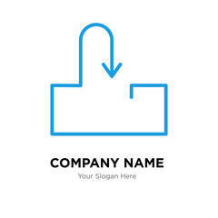 Inbox company logo design template