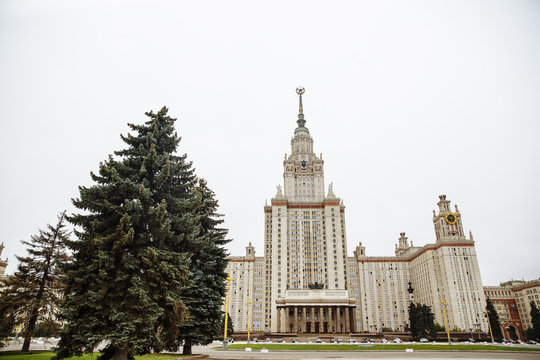The building of the Moscow state University