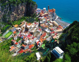 Panorama sulla Costiera Amalfitana dalla Torre dello Ziro