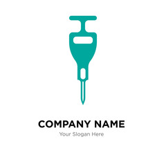 puncher company logo design template