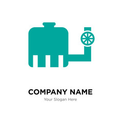 water tank company logo design template