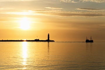 Leuchtturm Pier Mole Ostsee 