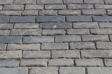 Paving stone on red square