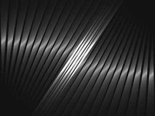 Abstract modern background with metal strips. Vector illustration