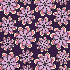 floral background, colorful design. vector illustration