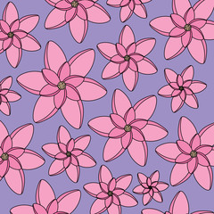 floral background, colorful design. vector illustration