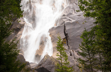 Waterfall over Rocks
