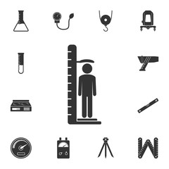 growth meter icon. Simple element illustration. growth meter symbol design from Measuring collection set. Can be used in web and mobile