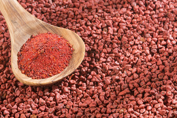 Annatto seeds and powder- Bixa orellana