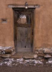 Rustic Door in Santa Fe, New Mexico