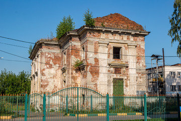 Ancient Church of Peter, Metropolitan of Moskovskogo, in Petrovsky-Knyazishchevo. Moscow Region, Russia
