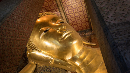 Face statue, Pho Temple, Bangkok Thailand