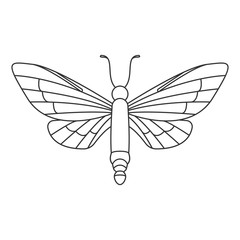 Butterfly icon. Simple element illustration. Butterfly symbol design from Insect collection set. Can be used in web and mobile