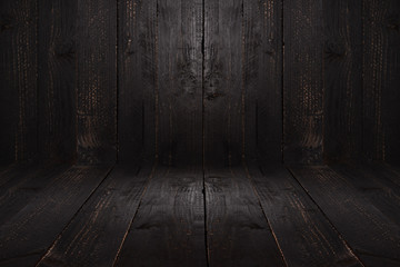 Natural old black wood texture for add text, graphic design and display or montage your products background.