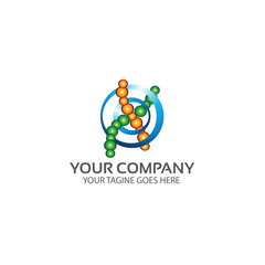 dna medical logo template