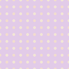 Polka dot vector seamless pattern. Retro background.
