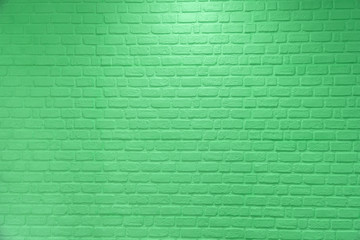 Green background texture wall brick pattern abstract