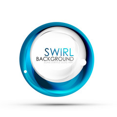 Spiral swirl flowing lines 3d vector abstract digital motion background design. Rotating concept