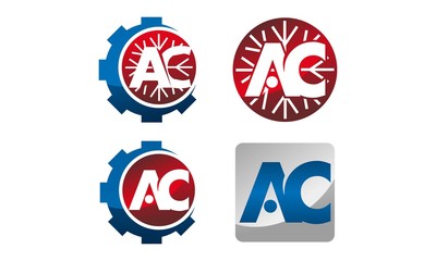 Letter AC Gear Template Set