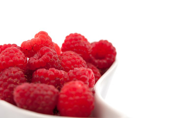 Tasty rose raspberry fresh food