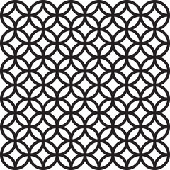 Naklejka premium Vector seamless geometric pattern classic ornament