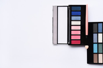 collection of make up and cosmetic beauty products arranged