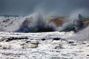 Beautiful sea wave
