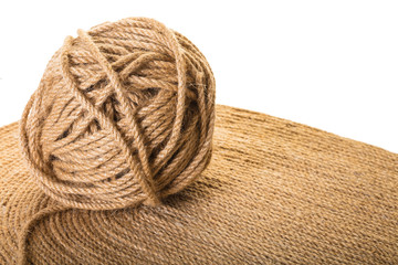 tangle of rope close-up