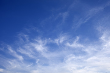 blue sky with cloud