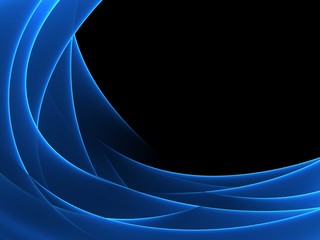 Abstract Blue Wave  Background