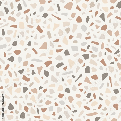 Terrazzo Style Trendy Seamless Abstract Pattern Stone Floor Texture Paving Vector Background Terrazzo Style Trendy Seamless Abstract Pattern Stone Floor Texture Paving Vector Background