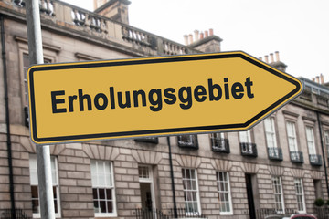 Obraz premium Schild 238 - Erholungsgebiet