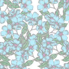 Abstract elegance pattern with floral background.